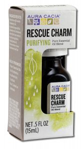 Aura Cacia Organic Essential Oil Blends Rescue Charm  .5 oz