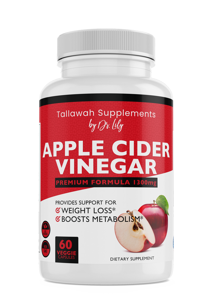 Tallawah Supplement by Dr Lily Apple Cider Vinegar