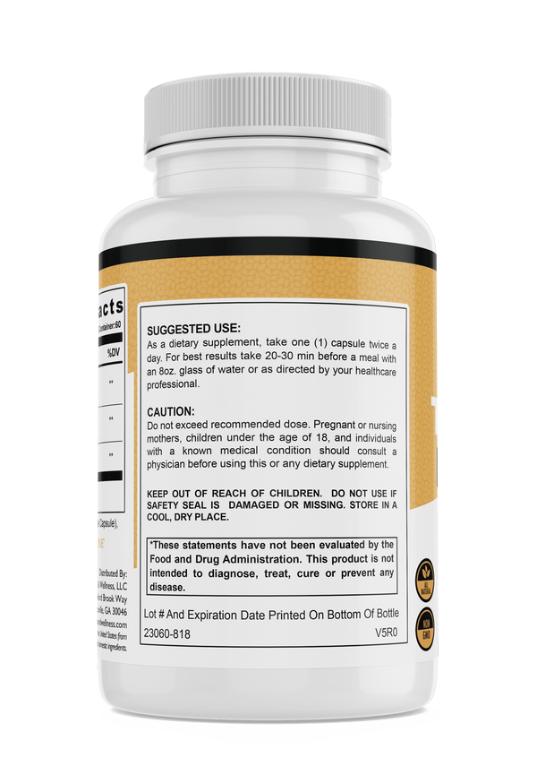 Tallawah Supplement by Dr Lily Turmeric with Bioperine