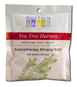 Aura Cacia Mineral Baths Tea Tree Harvest 2.5 oz